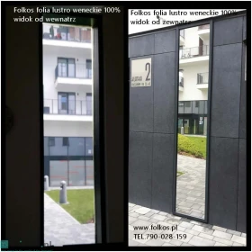 Folia lustro weneckie Warszawa - Usługa oklejania szyb folią lustro weneckie - Warszawa ,usługa oklejania szyb folią 