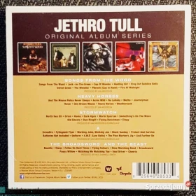 Polecam Wspaniały Nowy Zestaw 5 płyt CD Kultowego Zespołu JETHRO TULL Limitowana Edycja Limitowana -De LUX
