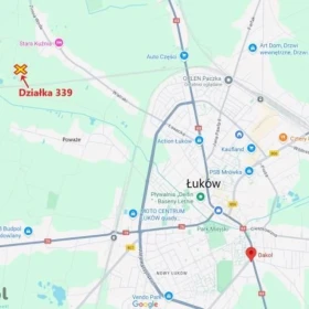 Działka, 4 979 m², Łuków