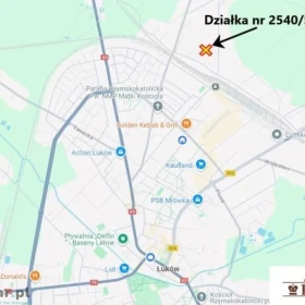 Działka budowlana w Łukowie