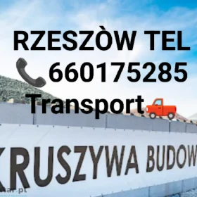 Sprzedaż żwir kruszywa kliniec grys piasek płukany budowlany Łańcut tel 660175285