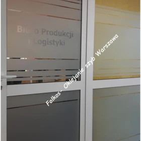 Folie matowe mrożone Warszawa - Szybka i profesionalna usługa oklejania szyb Warszawa i okolice- folei matowe mrożone dekoracyjne oklejanie szyb