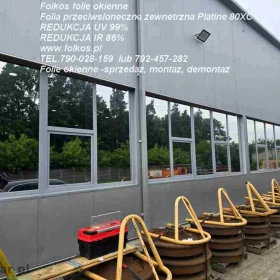 Folie okienne Warszawa Gocław - folie z usługą oklejania szyb, wymiana starej folii na nową -Folkos folie Warszawa - Oklejanie 