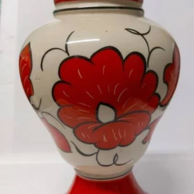 Sprzedam Okazały Wazon Ręcznie Malowany Lata 70-te