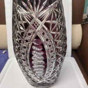 Unikat Sprzedam Jubileuszowy Limitowany Wazon Kryształowy- lata 80-