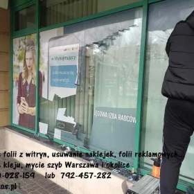 Usługa oklejania szyb Warszawa - Folkos folie okienne Warszawa - Folie przeciwsłoneczne, dekoracyjne, matowe, bezpieczne, lustro weneckie....
