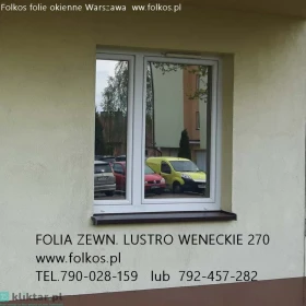 Okno weneckie Warszawa- szyba wenecka, folie weneckie- Lustro weneckie - folie z usługą oklejania szyb Warszawa -Lustro T275, T07, lustro 285...