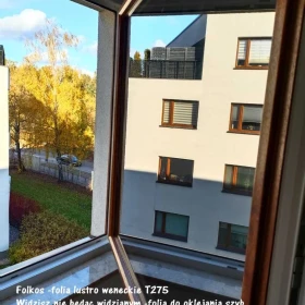 Okno weneckie Warszawa- szyba wenecka, folie weneckie- Lustro weneckie - folie z usługą oklejania szyb Warszawa -Lustro T275, T07, lustro 285...
