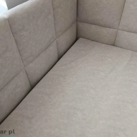 180x200 Łóżko tapicerowane narożne bufiaste , pojemnik