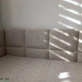 180x200 Łóżko tapicerowane narożne bufiaste , pojemnik