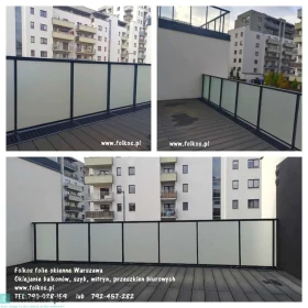 Okleiny na balkon Pruszków - Folie na balkony -Usługa oklejania balkonów Pruszków- Prusa, Komorowska, Plantowa, Ceramiczna, Działkowa, Brzozowa...