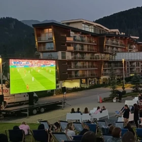 Wynajem telebim mobilny ekran LED 15m2 na platformie