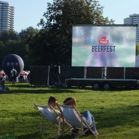 Wynajem telebim mobilny ekran LED 15m2 na platformie