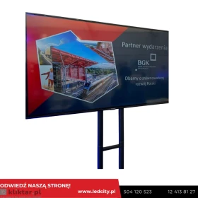 Wynajem Telewizorów 75 i 55 cali na statywach