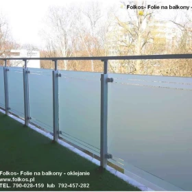 Oklejamy balkony folią - zasłanimy szklane balustrady balkonowe Błonie, Ożarów Mazowiecki, Bronisze, Stare Babice, Izabelin, Truskaw, Kampinos ...