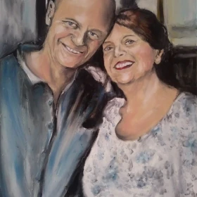 Portret olejny na płótnie na zamówienie