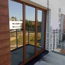 Folia Tytan 275XC- folia Tytan 07Xtra, folia Tytan 20 Xtra, Beutral 260 XC- przyciemnianie szyb Warszawa - Folie z filtrem UV i IR przyciemnianie