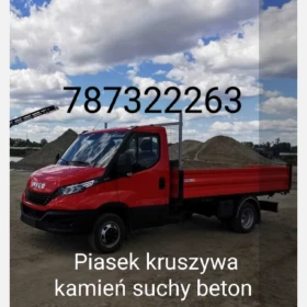 Transport piasku mała wywrotka Rzeszów Podkarpacie tel 787322263
