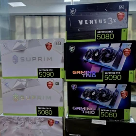 GeForce RTX 5090, RTX 5080, RTX 5070 Ti, RTX 5070, RTX 4090, RTX 4080 Super, RTX 4080, RTX 4070 Ti Super,  RTX 4070 Ti, RTX 4070 Super, RTX 4070