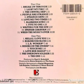 Polecam Zestaw 2 Albumów CD Kultowego Zespołu THE DOORS CD Nowe