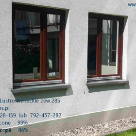 Folie weneckie Warszawa - Folia lustro weneckie do oklejania szyb-Widzisz nie będąc widzianym-Folkos folie weneckie Warszawa -T07, T275,T20, Lustro285