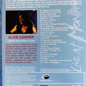 Unikat Blu Ray Nowe- Polecam 2 Kultowe Koncerty na Blu Ray ALICE COOPER - Live