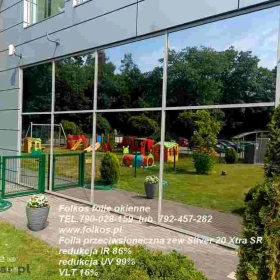Folia przeciwsłoneczna zewnetrzna Tytan 275XC - Przyciemnianie szyb Warszawa - Folie przeciwsłoneczne zewnetrzne Folkos TEL.531-005-526