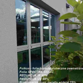 Folia przeciwsłoneczna zewnetrzna Chrome 285XC - Folie z usługą oklejania szyb Warszawa i okolice - Folie z filtrem UV i IR- Folkos folie przeciwsłone