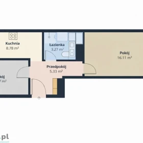 Mieszkanie 45 m² – 2 pokoje – ul. Skowronków