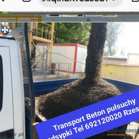 Rzeszów Transport betonu pułsuchy mała wywrotka Iveco Rzeszów kruszywa t 692120020