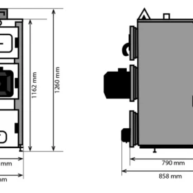 DrewKo Hybrid 12kW – kocioł na drewno i pellet