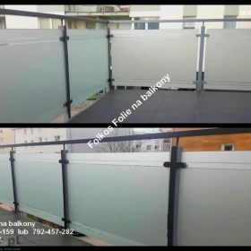 Folie prywatyzujące na balkony Jutrzenki, Ryżowa, Prystora, Aleja Krakowska, Grójecka, Regulska, Posag 7 Panien, Kleszczowa-Oklejamy balkony Warszawa