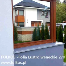 Folia lustro weneckie Warszawa TEL. 790-028-159 - folia wenecka na okna w mieszkaniu, domu, biurze, sklepie, magazynie...OKlejamy okna folią wenecką 