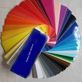 Folia 100% zaciemniająca - Folia nie przepuszczająca światła -Folia matowa dwukolorowa ( czarna od strony kleju, biała od strony właściwej ) Folkos