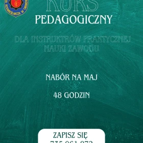 Kurs pedagogiczny 