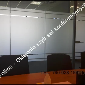 Folie na ścianki działowe do biur- oklejamy biura Warszawa - folie OPEN SPACE  TEL 790-028-159 -folie okienne Warszawa