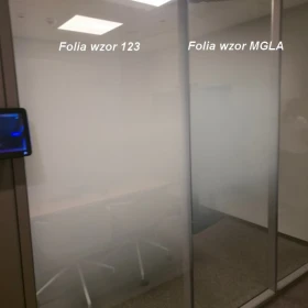 Folie gradientowe FOLKOS Warszawa- folie do oklejania szyb -folie dekoracyjne wzory 123, 120, 130, 140, 142, 880, mgła, perła- sprzedaż, montaż Folkos