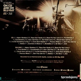 ⭐⭐⭐Polecam  Album BLU RAY Wspaniały Kultowy Koncert BLACK SABBATH-Nowy