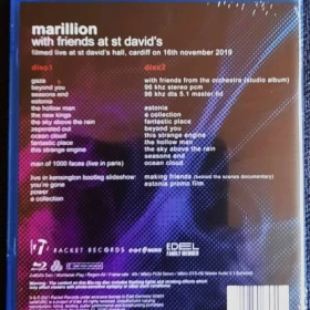 Blu Ray .Nowy Polecam -Koncert Marillion - With Friends At St. David`s 2X Blu-Ray