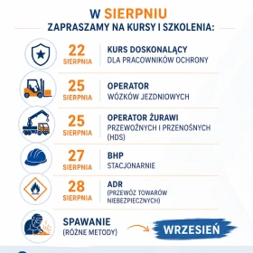 Kurs Operatora HDS - 25 sierpnia