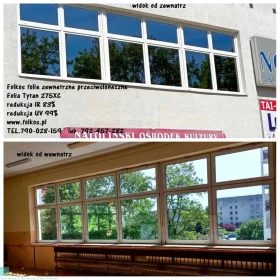 Folie okienne Warszawa Białołęka - folie z usługą oklejania szyb -folie do szkół, przedszkoli, aptek, sklepów, szpitali, biur, magazynów ...Folkos 