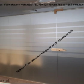 Usługa oklejania szyb Pruszków i okolice -Folkos folie na okna, drzwi, balkony, witryny, ścianki działowe....TEL.790-028-159 Folkos folie okienne