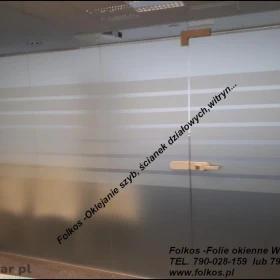 Folie okienne Mińsk Mazowiecki- folie z usługą oklejania szyb TEL.790-028-159 -Folkos folie okienne 100% prywatnośći -Oklejamy okna 