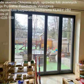 Folie do szkół, przedszkoli, żłobków, biur, sklepów, aptek, siłowni, zakłądów produkcji,gabinetów lekarskich, magazynów....-Usługa oklejania szyb 