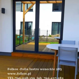 Lustro weneckie w mieszkaniu -Folia wenecka na okna - folia zamiast zasłon, firan - folia gdy mamy w domu alergika -Oklejamy okna folią wenecką Wawa
