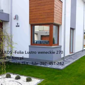 Lustro weneckie w mieszkaniu -Folia wenecka na okna - folia zamiast zasłon, firan - folia gdy mamy w domu alergika -Oklejamy okna folią wenecką Wawa