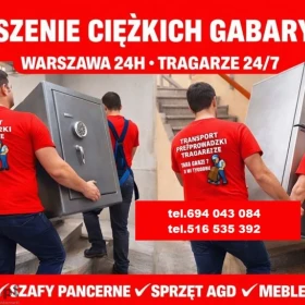 TRAGARZE 24h WNOSIMY/ZNOSIMY Wszystko meble paczki AGD gabaryty wanny Materiały Budowlane Motocykle Piece Gres Warszawa-okolice tanio solidnie! 24/7