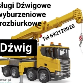 Usługi koparką dźwigowe auto ciężarowe wywrotka Hds Rzeszów Krasne tel 692120020