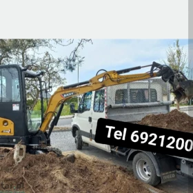 Usługi transportowe małe iweco wywrotka oraz minikoparka Rzeszów Krasne tel 692120020
