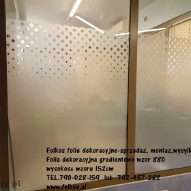 Piaseczno folie okienne z usługą oklejania szyb - folie matowe, dekoracyjne, przeciwsłoneczne, bezpieczne, antywłamaniowe, lustro weneckie -Folie Pias